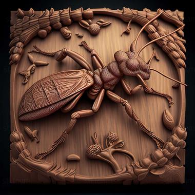 3D модель Myrmecia rufinodis (STL)